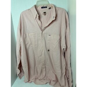 GANT Classic Oxford Pink Long Sleeve Button Down Shirt Mens XL USA Made